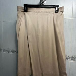 St. John Light Khaki/Cream Pencil Skirt